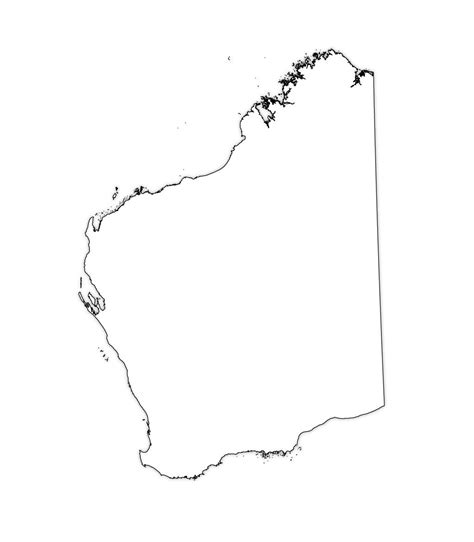 Australia Map Image Outline - Infoupdate.org