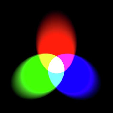 Additive color mixing with spotlights Digital Art by Peter Hermes ...