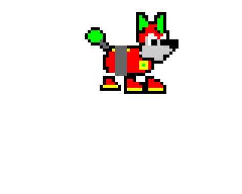 Adopt me robo dog pixel art