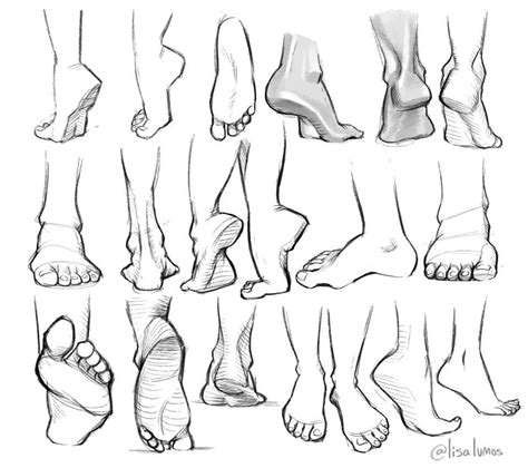 Drawing Feet Reference