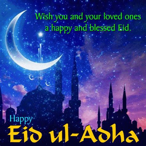 A Happy And Blessed Eid ul-Adha. Free Spirit of Eid eCards | 123 Greetings