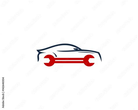 Repair Car Garage Icon Logo Design Element Stock Vector | Adobe Stock