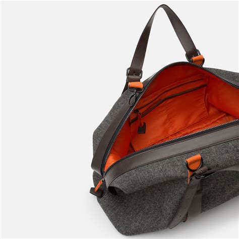 Zara Canvas Duffel Bag in Gray for Men | Lyst