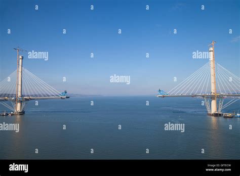 The New Queensferry Crossing bridge being built near Edinburgh Stock Photo - Alamy