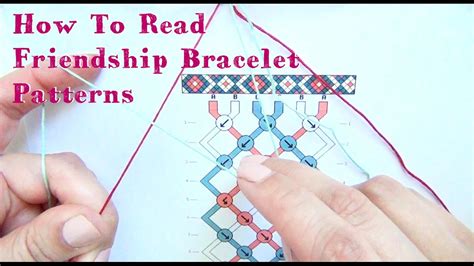 How To Read Friendship Bracelet Patterns ♥ Tutorial - YouTube