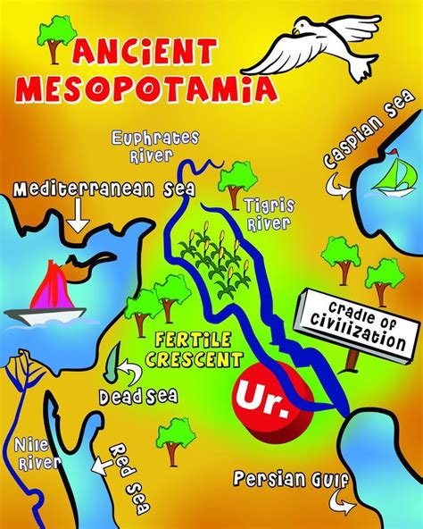 Map of Mesopotamia | Ancient mesopotamia, Mesopotamia, Ancient world history