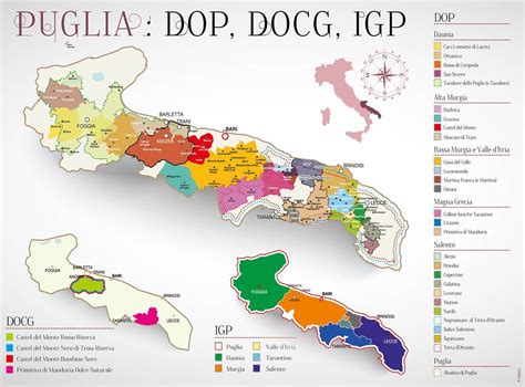 Découvrez la carte touristique des Pouilles et tous ses points d ...