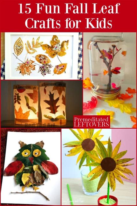 15 Fall Leaf Crafts for Kids