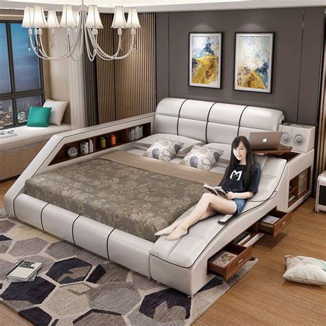 Related image | Modern bed, Smart bed, Bed furniture