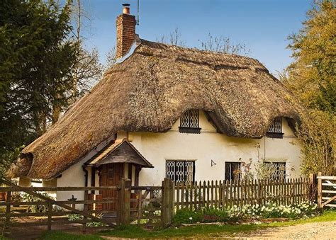 Thatched Cottage at Fullerton in Hampshire