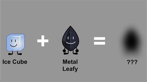 BFDI Fusions: Ice Cube and Metal Leafy - YouTube