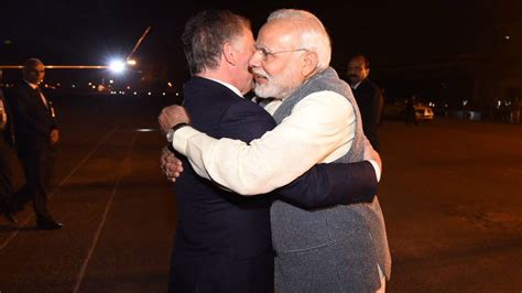 In Pics: PM Modi receives Jordan King at airport | News | Zee News