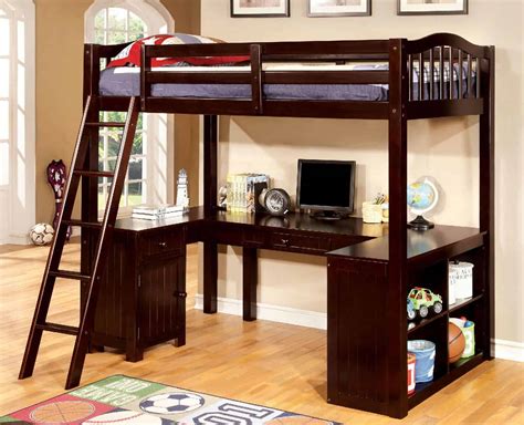 Twin Loft Bunk Bed With Desk | Affordable Home Furniture