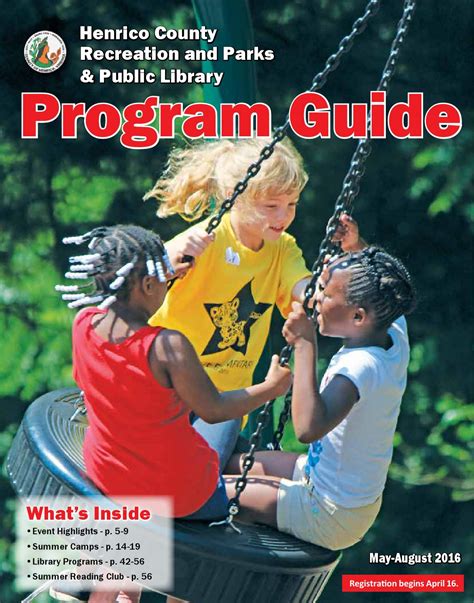 Henrico Program Guide Summer 2016 by Henrico Recreation & Parks - Issuu