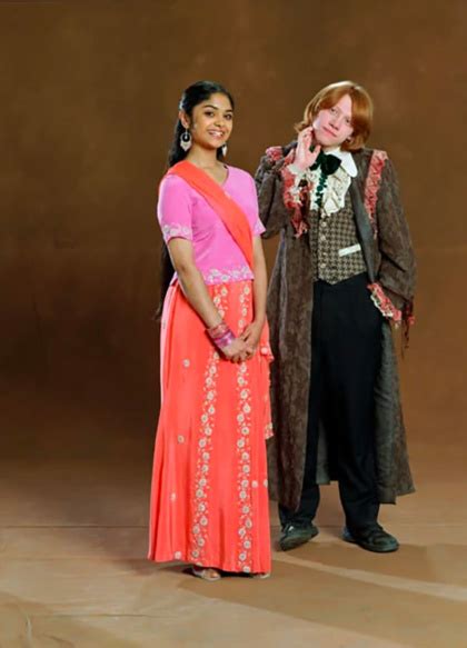 Padma Patil and Ron Weasley Yule Ball portrait — Harry Potter Fan Zone