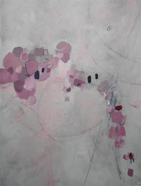 Pink and Grey Abstract Art / Original Art / Large Minimalist Painting ...