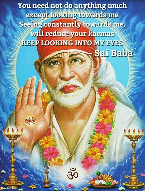 Sai Baba quote ☆♡ 💫ॐ.....z ️NSpiceC🌶🦋01Feb2019~*💕 ⭐️☆♡ ~* Sai Baba Pictures, God Pictures, Yogi ...