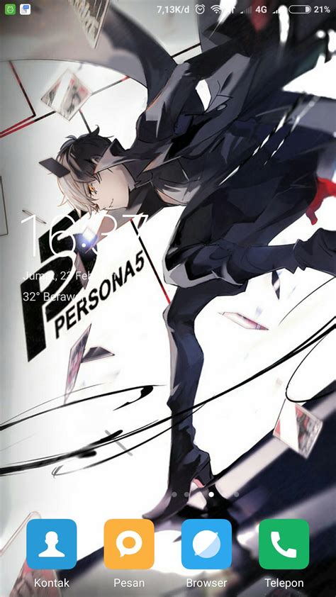 Persona 5 Live Wallpaper Layer and live wallpaper scrolling problem and wanted solution