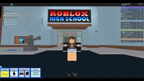 Playing Roblox High School! - YouTube