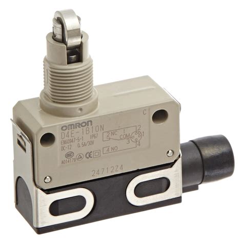 D4E-1B10N - Omron Industrial Automation - Limit Switch, Cross Roller ...