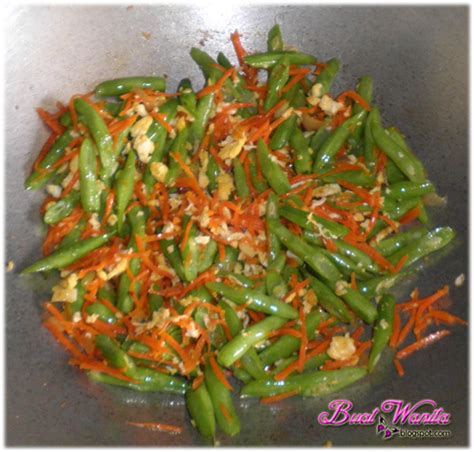 Resepi Mudah Sayur Kacang Buncis Goreng - Buat Wanita