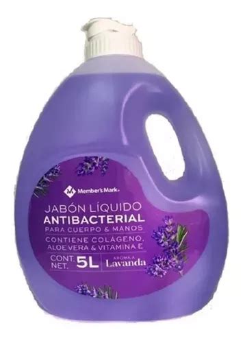 Jabón Líquido Antibacterial Members Mark 5l Aroma Lavanda