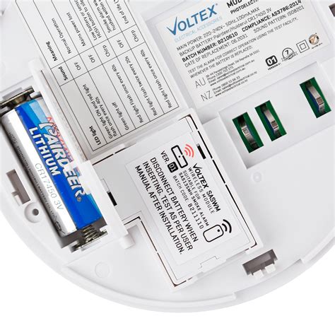 Smoke alarm hard wired 10 year lithium battery replacement | Canny ...