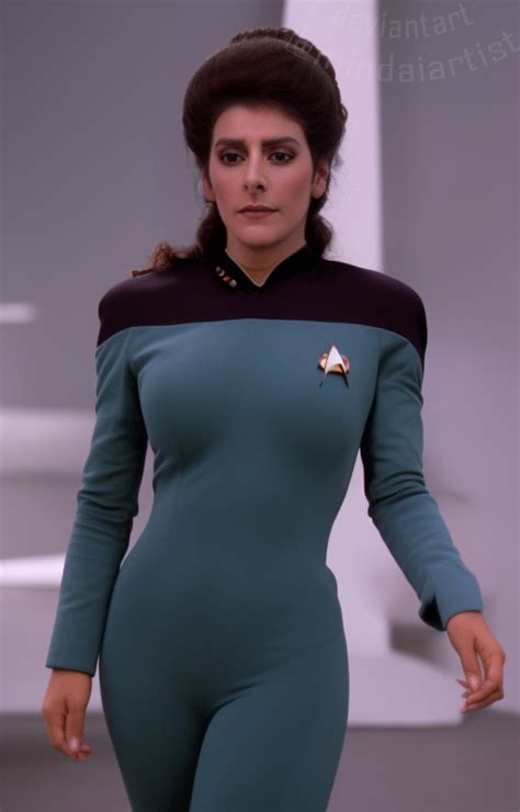 Deanna Troi in Blue by MindAIArtist on DeviantArt