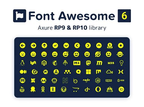 Font Awesome 6 icons