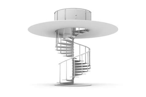 3D Metal Spiral Staircase Model - TurboSquid 2021406