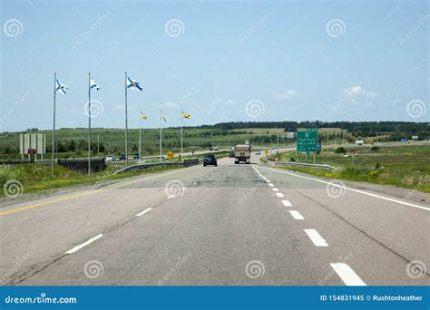 New Brunswick Nova Scotia Border Editorial Image - Image of provinces, amherst: 154831945