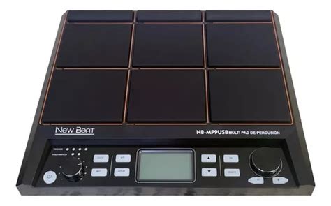 New Beat Nb-mp9usb Modulo Multi Pad De Percusiones Octopad Color Negro ...