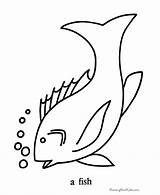 Printable Fish Pattern  Coloring Nation sketch template