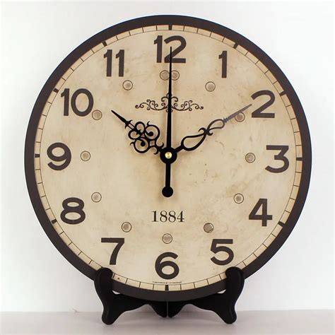 wholesale Europe style home decor more quite table clock waterproof ...