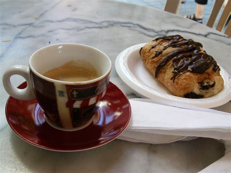 Coffee And Croissant Free Stock Photo - Public Domain Pictures