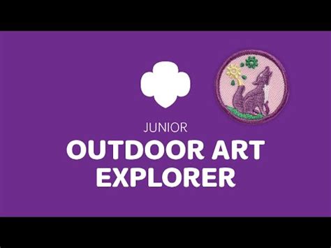 Junior Outdoor Art Explorer Badge Workshop - YouTube