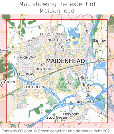 Maidenhead Kent Map