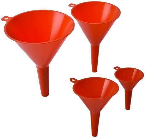 Funnel Set 4 Sizes Tough Quality Plastic Funnels by Silverline for sale ...