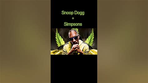 Snoop Dogg + Simpsons #neuralnetwork #youtubeshorts #snoopdogg #simpsons - YouTube