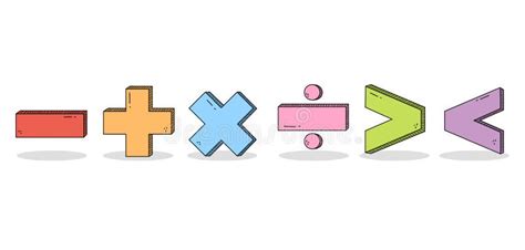 Free download cute math symbols clipart for design and education use