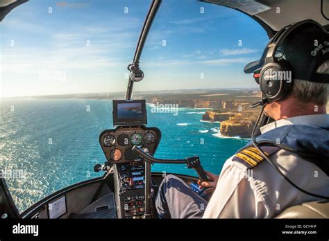 Twelve Apostles Helicopter Stock Photo - Alamy