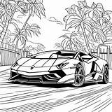 Printable Lamborghini Coloring Pages For Kids Cool2bkids sketch template
