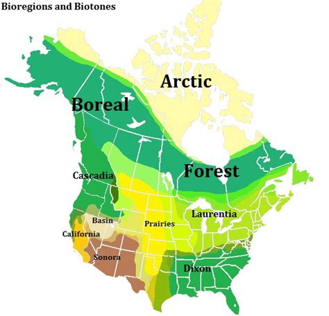 Bioregions and Biotones of North America