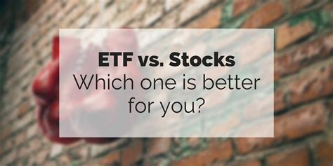 What is an ETF: ETF vs Individual Stocks