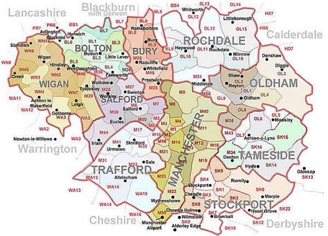 Stockport Map - United Kingdom