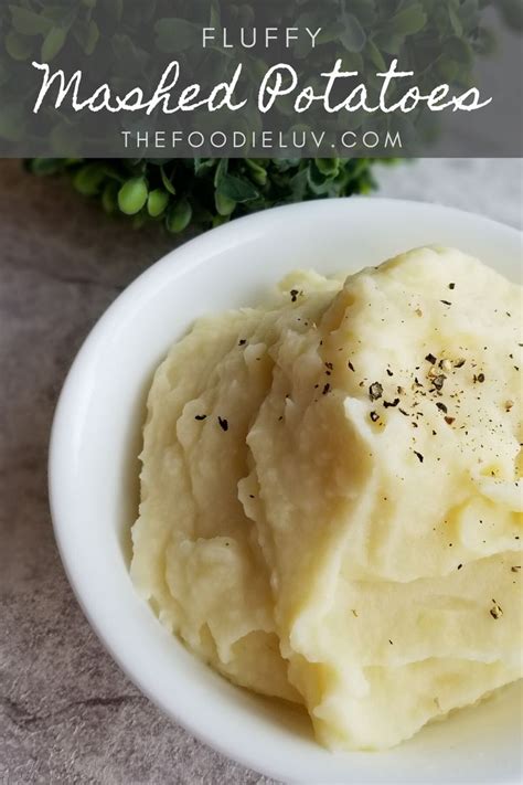 Fluffy Mashed Potatoes | Fluffy Mashed Potatoes Recipe | Foodie Luv | Recipe | Fluffy mashed ...