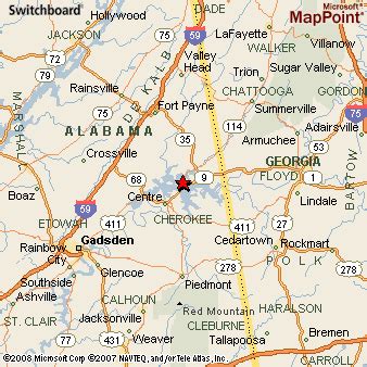 Where is Cedar Bluff, Alabama? see area map & more