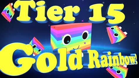 Roblox Pet Simulator 1st Golden Rainbow tier 15 pet! - YouTube