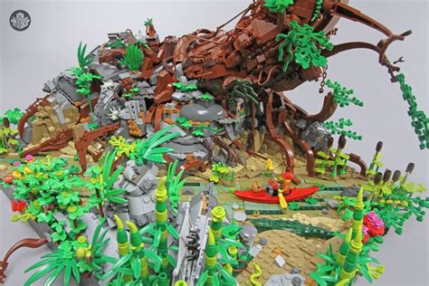 Lego Jungle Explorer Tree | Lego tree, Amazing lego creations, Lego flower