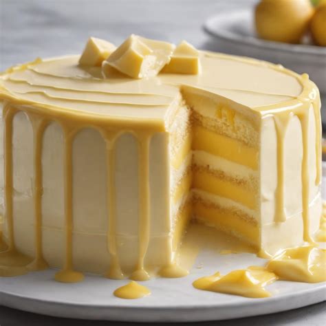 Luscious Vanilla Custard Layered Cake